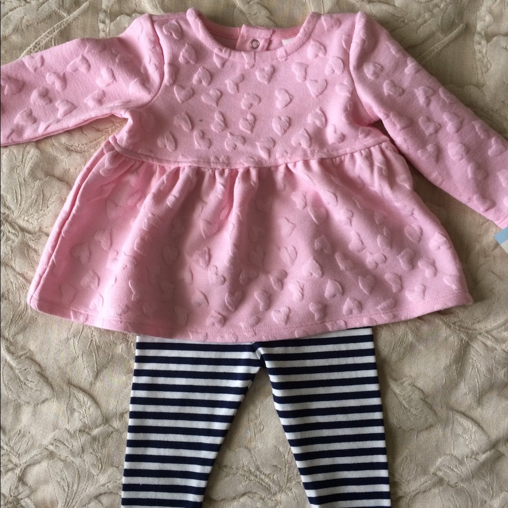 Hearts and stripes set.